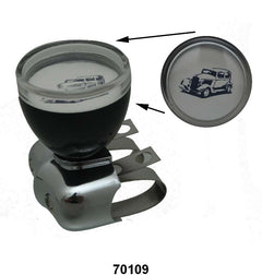 UNIVERSAL STEERING WHEEL SPINNER - BLACK