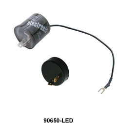 UNIVERSAL LED TURN SIGNAL FLASHER - 12 VOLT, 2 PRONG