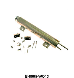 UNIVERSAL STAINLESS RADIATOR OVERFLOW TANK - 13"