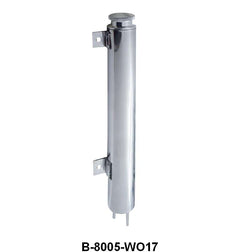 UNIVERSAL STAINLESS RADIATOR OVERFLOW TANK - 17"