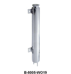 UNIVERSAL STAINLESS RADIATOR OVERFLOW TANK - 19"