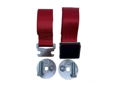 74" SEAT BELT - FLAME RED