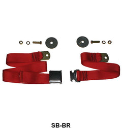 60" SEAT BELT - BRIGHT RED