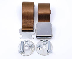 60" SEAT BELT - RUST BROWN