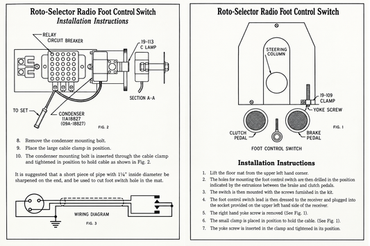Ford's Roto-Selector: When You Changed the Radio With Your Foot