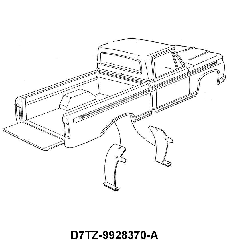 Rear Wheel Opening Splash Shield