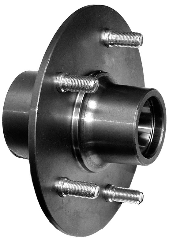 FRONT BRAKE DRUM HUB - 40-48 PASS/MERC, 40-47 PICKUP W/STUDS, RACES & DUST CAP
