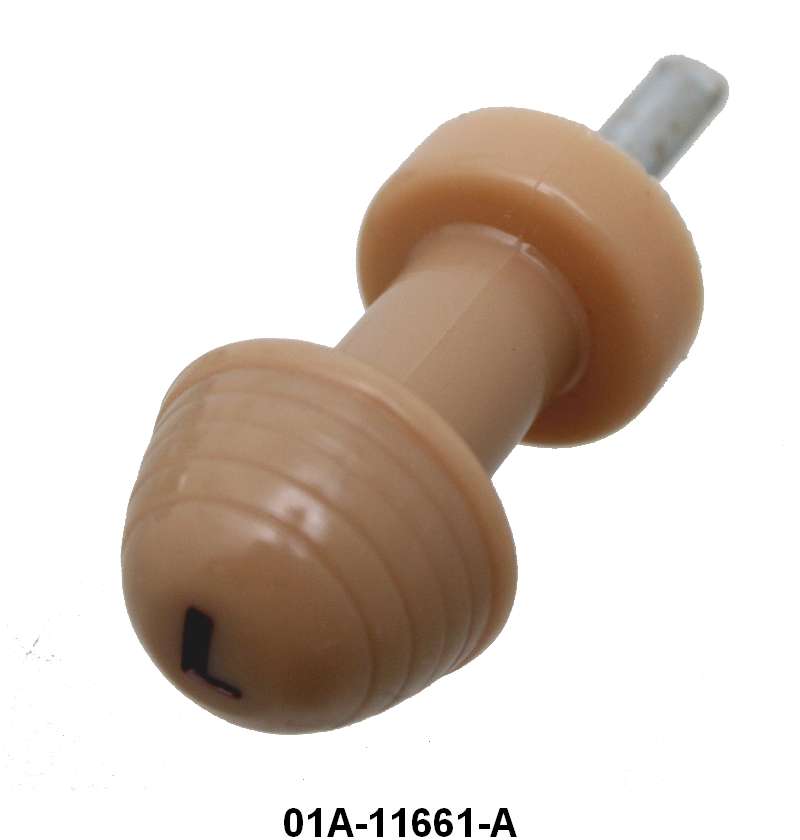 HEADLIGHT SWITCH KNOB WITH SHAFT - 40 STD PASS/PICKUP TAN