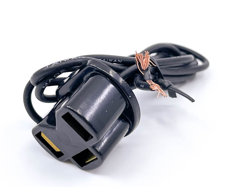 SEALED BEAM HEADLIGHT BUCKET SOCKET & WIRE- 32-39 PASS/PU