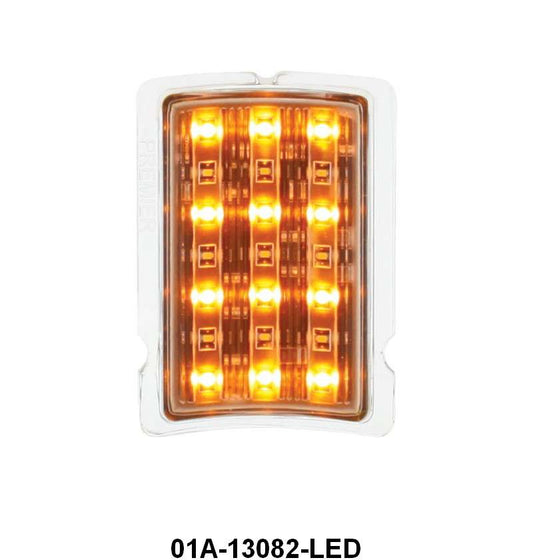 LED 12-VOLT PARK LIGHT LENS - 40 DLX PASS W/21 AMBER LED'S