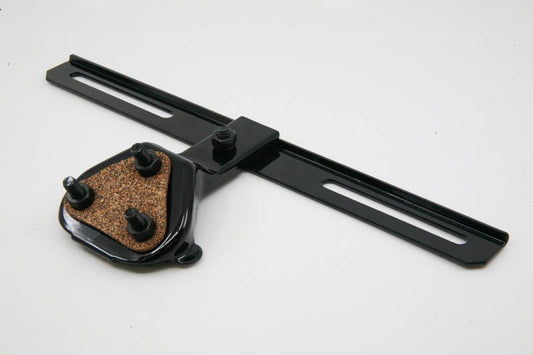 REAR LICENSE PLATE BRACKET - 38-48 PASS/MERC EXCEPT WAGON BLACK