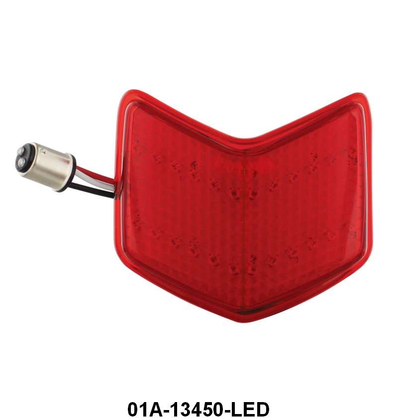 LED TAIL LIGHT LENS - 40 PASS EXCEPT WAGON 12 VOLT