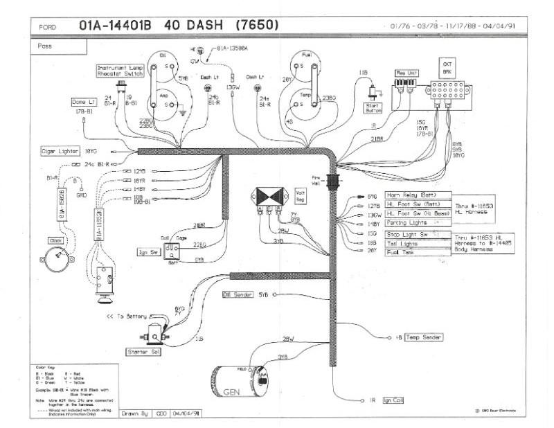 UNDER DASH TO ENGINE WIRES (COWL HARNESS) - 40 PASSENGER