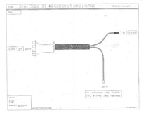 CLOCK WIRE & SOCKET ASSEMBLY - 39-40 DLX PASS