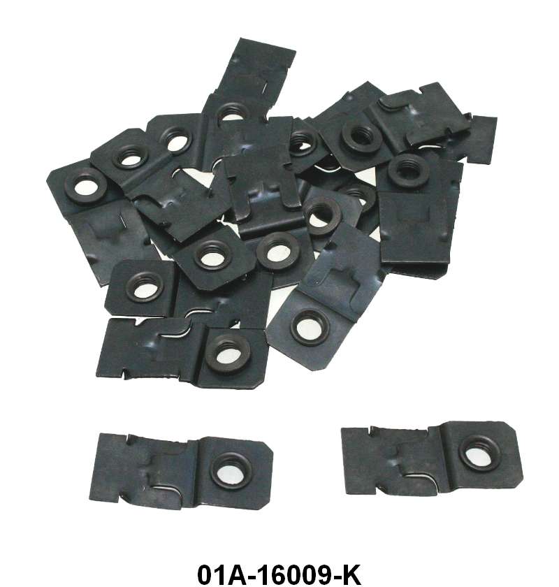 REAR FENDER TO BODY CLIPS - 39-40 PASSENGER REAR KIT 18 PIECES