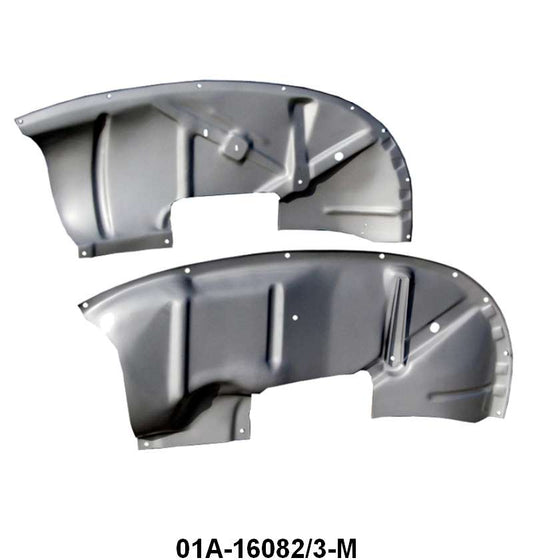 FRONT FENDER INNER APRONS WITH CUTOUT- 39 DLX PASS 40 PASS  40-41 PICKUP