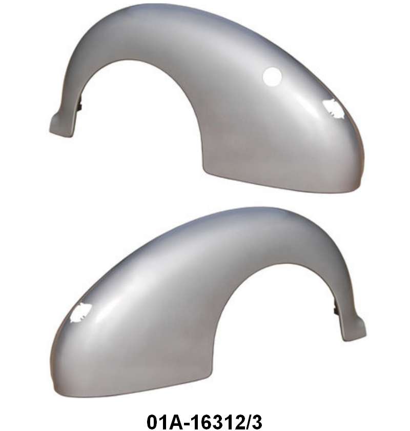 STEEL REAR FENDERS - 40 PASS EXCEPT WAGON & SEDAN DELIVERY