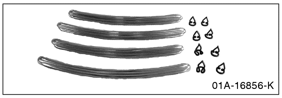 GRILLE VENT PANEL STAINLESS TRIM - 40 DLX PASSENGER