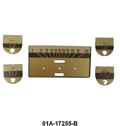 METAL GAUGE FACE KIT - 40 DELUXE PASS, 5 pcs