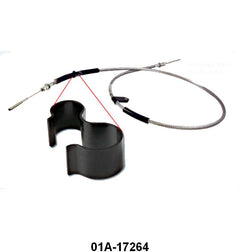 FRONT BRAKE AND SPEEDO CABLE CLIP - 1940-48 PASSENGER