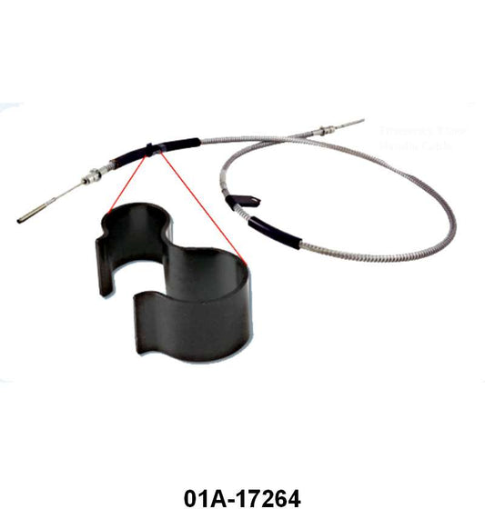 FRONT BRAKE AND SPEEDO CABLE CLIP - 1940-48 PASSENGER