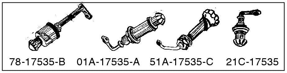 VACUUM WIPER MOTOR SWITCH - 40 STD PASS  TAN KNOB