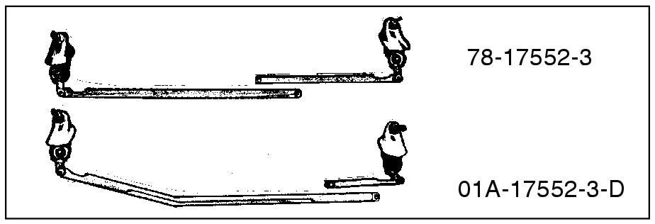 WIPER TOWER ASSEMBLY - 40 COUPE, SEDAN, 40-41 SEDAN DELIVERY