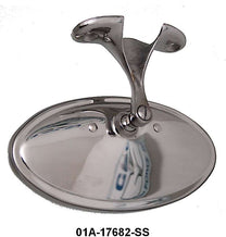 STAINLESS REAR VIEW MIRROR WITH BRACKET - 40 COUPE/SEDAN