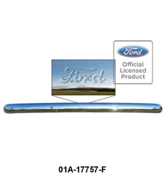 CHROME BUMPERS - 40 PASSENGER, 40-41 PICKUP W/FORD SCRIPT