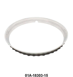 OUTER BEAUTY/TRIM RING - 4 RIB PATTERN, FOR 15