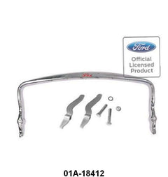 CHROME GRILLE GUARD - 40 PASS, MERCURY, 40-41 PICKUP, INCLUDES STIFFENERS