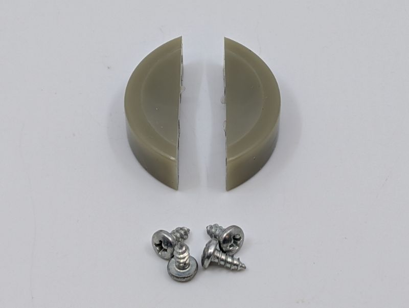 HOT WATER HEATER DOOR KNOBS - 40 PASS/PICKUP, LIGHT GREEN