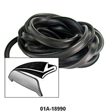 FENDER SKIRT RUBBER SEAL - 40-51 PASSENGER, MERCURY