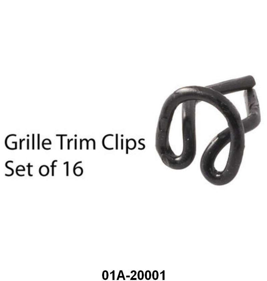 GRILLE TRIM CLIPS - 40 DLX PASS SET OF 16