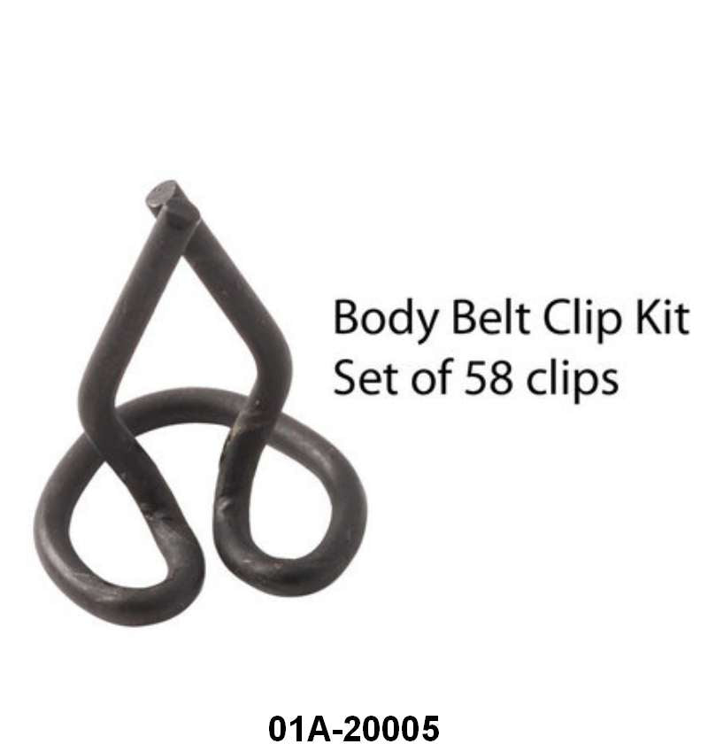 BODY SIDE MOLDING TRIM CLIPS - 40 STD & DLX PASS SET OF 58