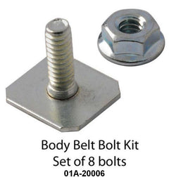 BODY SIDE MOLDING TRIM END CLIPS - 40 STD & DLX PASS SET OF 8