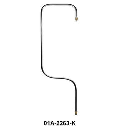 PRE-BENT STEEL BRAKE LINES - 39-40 PASS, 39-41 PU