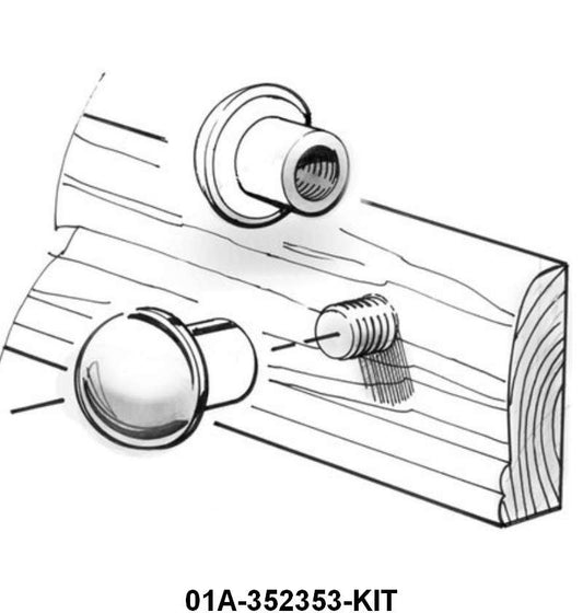 BLIND NUT KIT - 40 WAGON, 50 PIECES