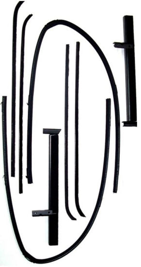 STAINLESS WINDOW CHANNEL KIT - 40 COUPE/4DR SEDAN/SEDAN DELIVERY