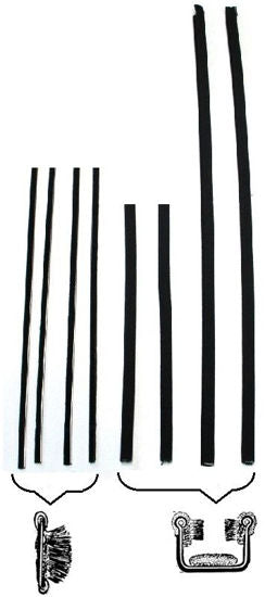 WINDOW CHANNEL KIT - 40 CONV