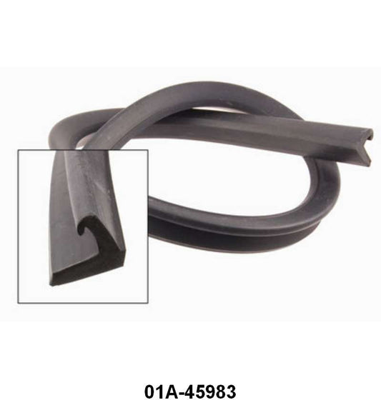 CONVERTIBLE TOP TO DOOR GLASS SEAL (30" LONG, 5 REQ)- 40-48 FORD/MERC CONV