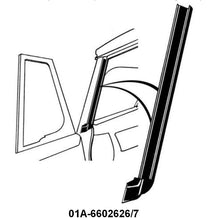 DOOR GLASS TO WINDSHIELD POST SEAL - 40 CONVERTIBLE