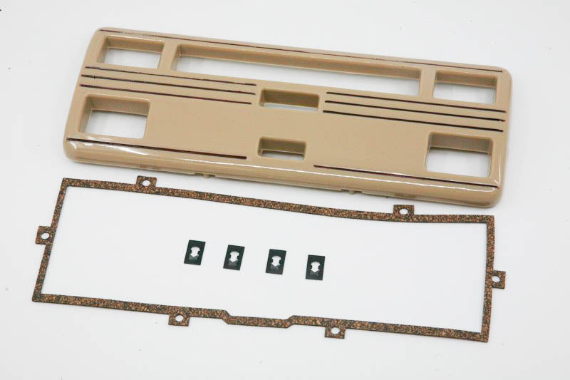 INSTRUMENT BEZEL FOR STOCK GAUGES - 40 DLX PASS WITH GASKET & CLIPS