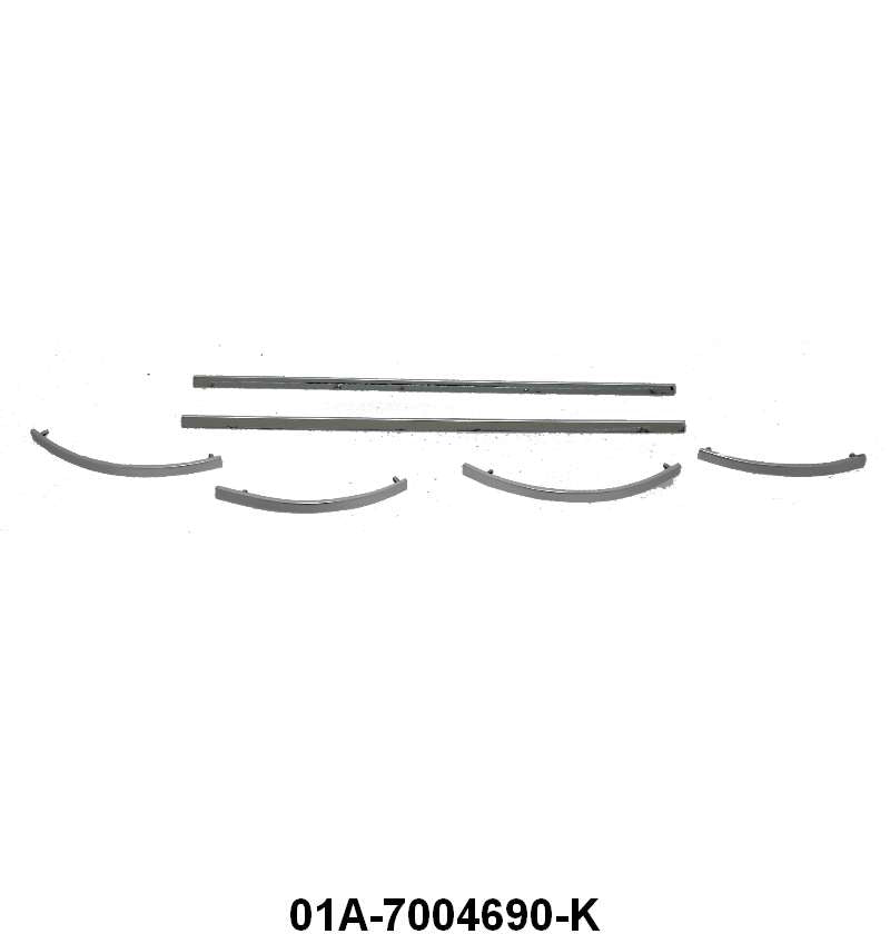 DASH TRIM SET - 40 PASS DLX CHROME