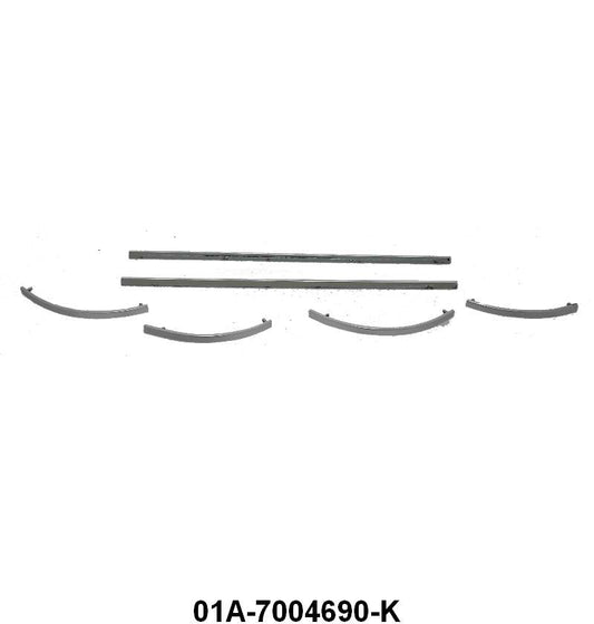 DASH TRIM SET - 40 PASS DLX CHROME