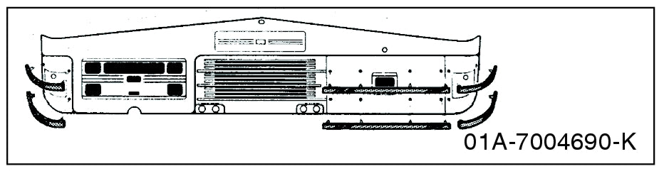 DASH TRIM SET - 40 PASS DLX CHROME