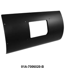 STEEL GLOVE BOX DOOR - 40 DELUXE W/ HOLES FOR TRIM