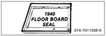 WOOD FLOORBOARD SEALS - 40 ALL PASS EXCEPT MERC