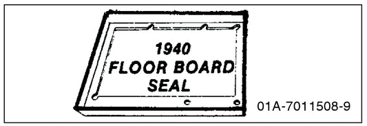 WOOD FLOORBOARD SEALS - 40 ALL PASS EXCEPT MERC
