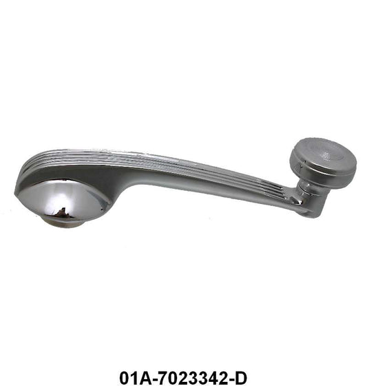WINDOW CRANK - 40 DLX PASS CHROME WITH CHROME KNOB